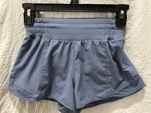 Lululemon Women's Steel Blue Speed Shorts Size 2